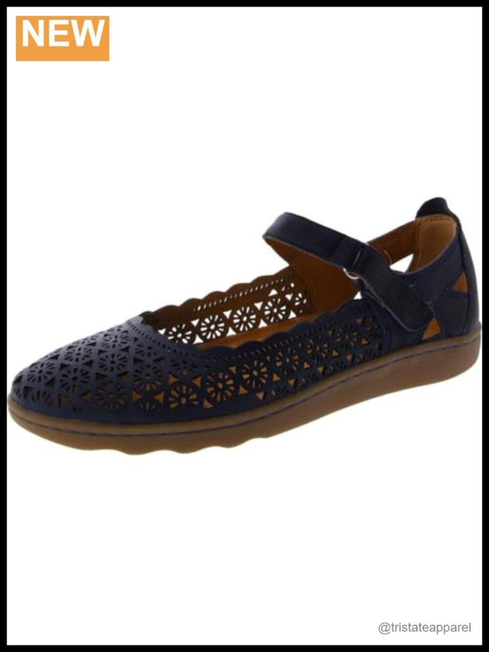 Nappa Leather Flats with Cushioned Insole Comfort